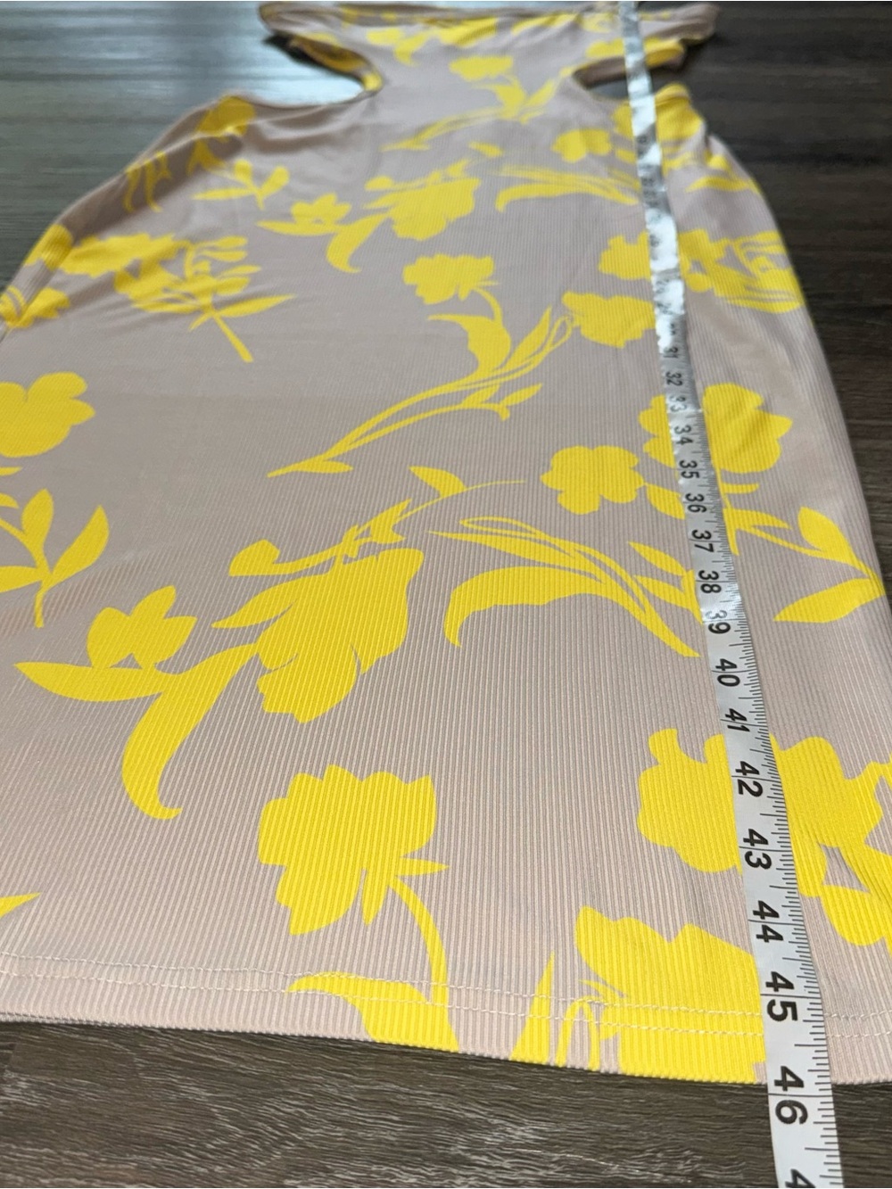 NWOT! CHICME Tropical One Shoulder Cut Out MIDI Body Con Dress Floral Size Large - Picture 7 of 11